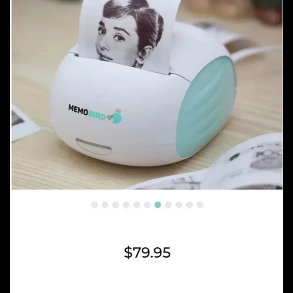Memobird G2 portable thermal printer